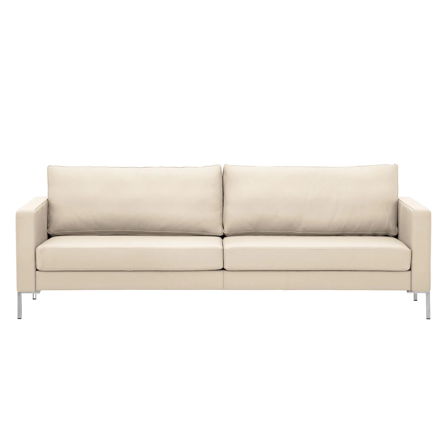 Fredriks Sofa Portobello (3-Sitzer) Echtleder - Echtleder Gad: Creme - Eckig 2 Fredriks Sofa Portobello (3-Sitzer) Echtleder - Echtleder Gad: Creme - Eckig – Bild 2