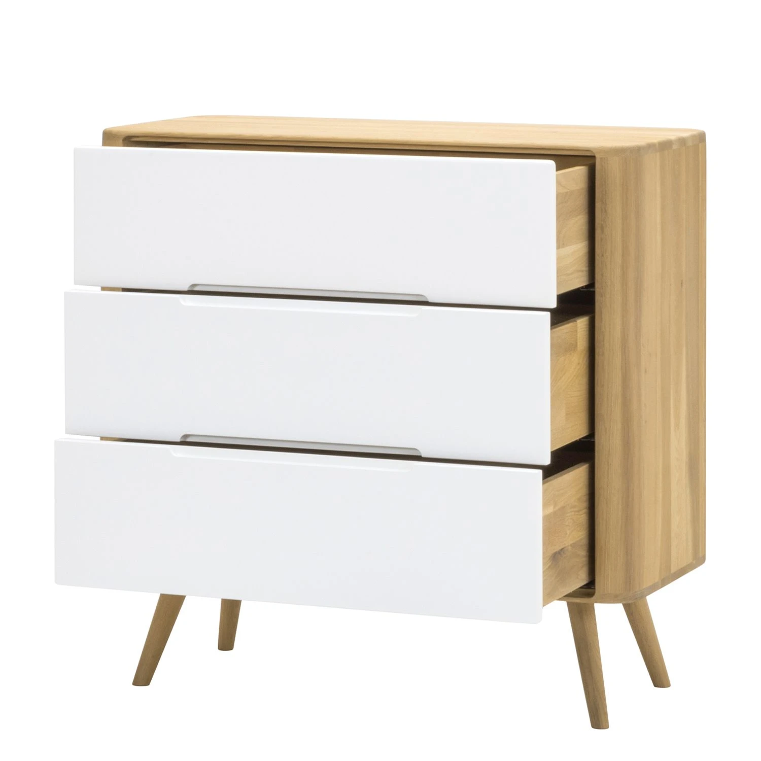 Studio Copenhagen Kommode Loca IV - Wildeiche teilmassiv - Weiß / Wildeiche 6 Studio Copenhagen Kommode Loca IV - Wildeiche teilmassiv - Weiß / Wildeiche – Bild 6
