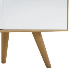 Studio Copenhagen TV-Lowboard Loca IV - Weiß / Wildeiche -Wohnzimmermöbel boutique en ligne 1000005415 130 GALLERYIMAGES P000000001000005415