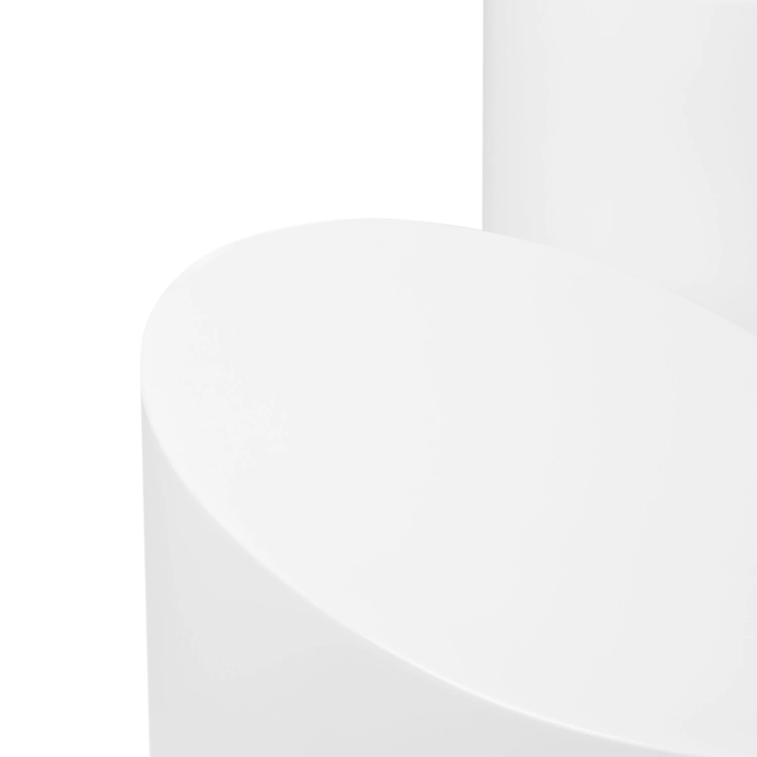 Fredriks Beistelltisch Elipse (2er-Set) - Hochglanz Weiß 3 Fredriks Beistelltisch Elipse (2er-Set) - Hochglanz Weiß – Bild 3