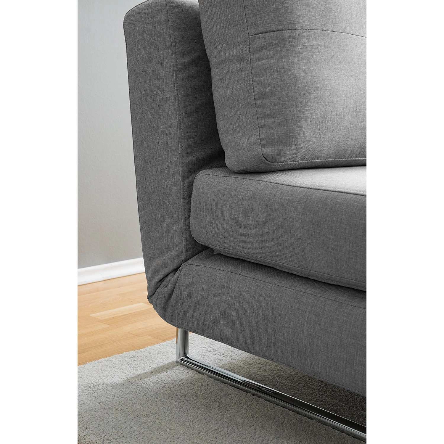 Fredriks Schlafsofa Newheaven Webstoff - Webstoff Lyn: Hellgrau 21 Fredriks Schlafsofa Newheaven Webstoff - Webstoff Lyn: Hellgrau – Bild 21