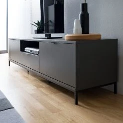 Studio Copenhagen TV-Lowboard Harma - Dunkelgrau -Wohnzimmermöbel boutique en ligne 1000007083 181026 16371304 MOOD GALLERYIMAGES P000000001000007083 mood