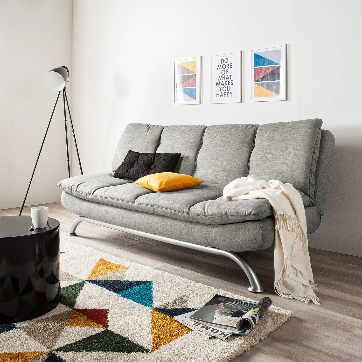 Fredriks Schlafsofa Jerry - Lichtgrau 2 Fredriks Schlafsofa Jerry - Lichtgrau – Bild 2