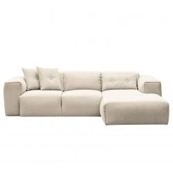 Studio Copenhagen Ecksofa HUDSON 3-Sitzer mit Longchair - Webstoff Saia: Beige - Breite: 251 cm - Longchair davorstehend rechts -Wohnzimmermöbel boutique en ligne 1000009771 201102 08130100131 DETAILS P000000001000009771 1
