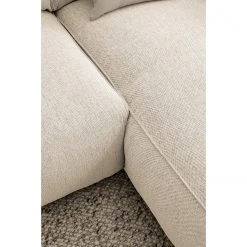 Studio Copenhagen Ecksofa HUDSON 3-Sitzer mit Longchair - Webstoff Saia: Beige - Breite: 251 cm - Longchair davorstehend rechts -Wohnzimmermöbel boutique en ligne 1000009771 201130 15532200101 DETAILS P000000001000009771 1
