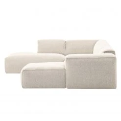 Studio Copenhagen Wohnlandschaft HUDSON - Webstoff Saia: Beige - Longchair davorstehend rechts / Ottomane links -Wohnzimmermöbel boutique en ligne 1000011438 190919 15131800049 DETAILS P000000001000011438 1