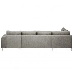 Fredriks Wohnlandschaft Summer Webstoff - Webstoff Madu: Hellgrau - Longchair davorstehend rechts / Ottomane links -Wohnzimmermöbel boutique en ligne 1000012449 200623 11300300050 DETAILS P000000001000012449