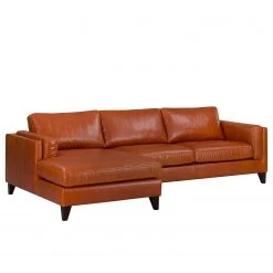 Ars Natura Ecksofa Clonee - Echtleder - Rehbraun - Longchair davorstehend links -Wohnzimmermöbel boutique en ligne 1000015039 210902 06235400018 DETAILS P000000001000015039