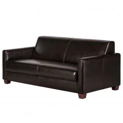 Maison Belfort Sofa Fragola (3-Sitzer) - Echtleder Dunkelbraun