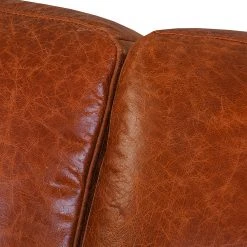 Ars manufacti Sofa Horley (2-Sitzer) Echtleder - Vintage Cognac -Wohnzimmermöbel boutique en ligne 1000015367 200616 19121800051 DETAILS P000000001000015367