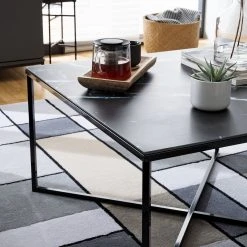 Fredriks Couchtisch Katori II - Glas / Metall - Marmor Schwarz Dekor / Schwarz 16 Fredriks Couchtisch Katori II - Glas / Metall - Marmor Schwarz Dekor / Schwarz -Wohnzimmermöbel boutique en ligne 1000015760 181026 16371512 MOOD GALLERYIMAGES P000000001000015760 mood