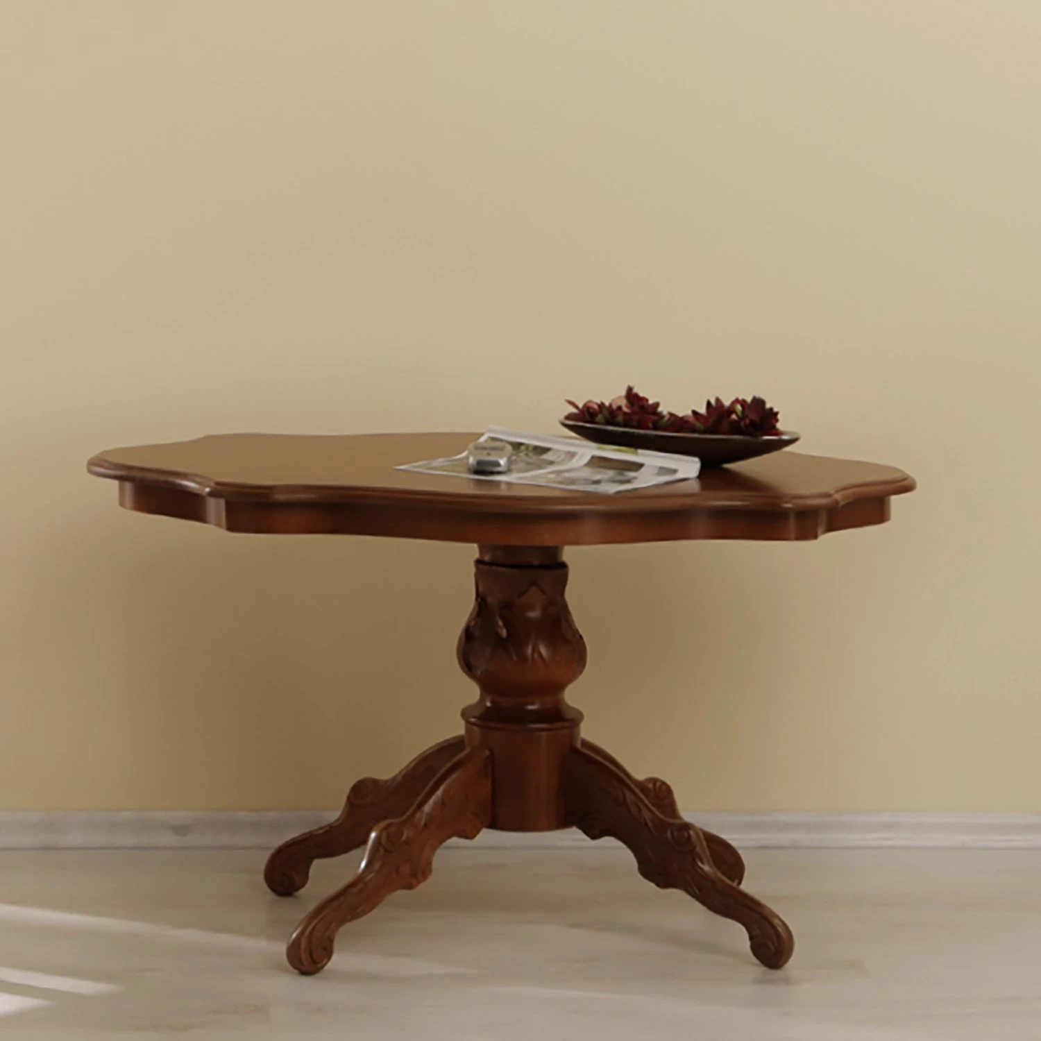 Montreux Couchtisch Romano I - Ayous teilmassiv - Antikbraun 3 Montreux Couchtisch Romano I - Ayous teilmassiv - Antikbraun – Bild 3