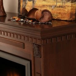 Montreux Elektrokamin Abda - Kolonial -Wohnzimmermöbel boutique en ligne 1000017548 220614 051 DETAILS P000000001000017548