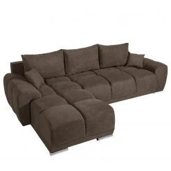 Fredriks Ecksofa Westwell (mit Schlaffunktion) - Microfaser Bobil: Braungrau -Wohnzimmermöbel boutique en ligne 1000021717 210913 16352500026 DETAILS P000000001000021717