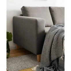 Norrwood Ecksofa MAISON 2-Sitzer mit Longchair - Webstoff Inas: Cubanit - Longchair davorstehend links -Wohnzimmermöbel boutique en ligne 1000022232 080 GALLERYIMAGES P000000001000022232