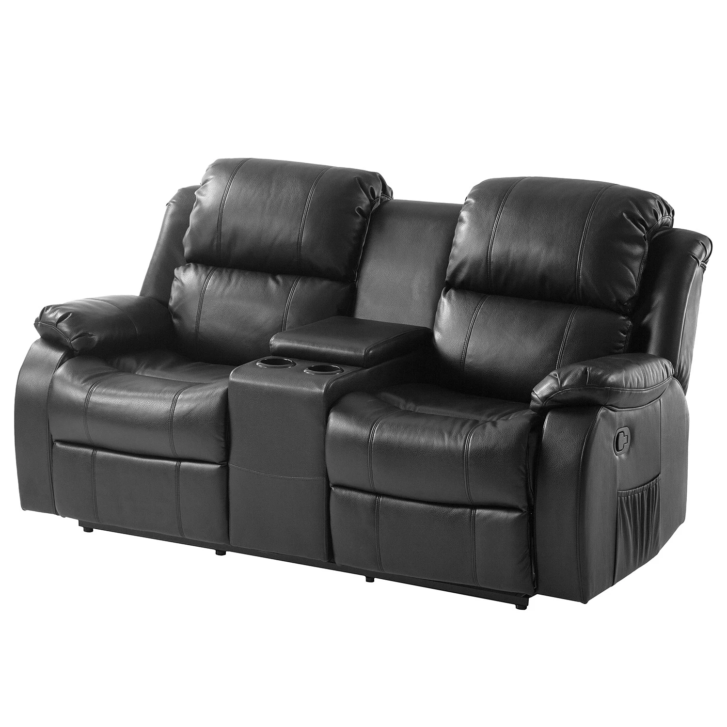Modoform Kinosofa Mendis (2-Sitzer) - Schwarz 1 Modoform Kinosofa Mendis (2-Sitzer) - Schwarz