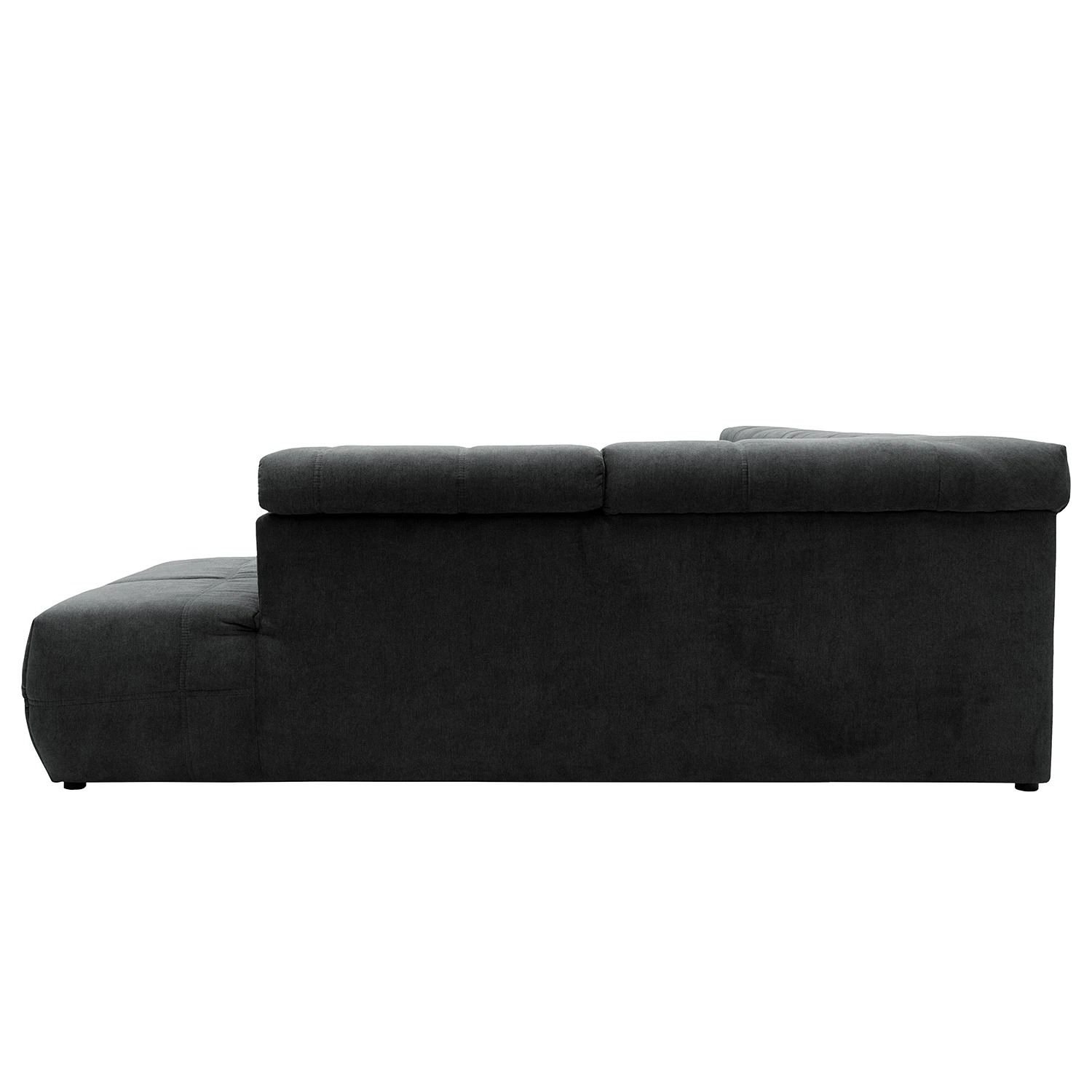 Fredriks Wohnlandschaft Freetown - Microfaser - Dunkelgrau - Longchair davorstehend links / Ottomane rechts 6 Fredriks Wohnlandschaft Freetown - Microfaser - Dunkelgrau - Longchair davorstehend links / Ottomane rechts – Bild 6