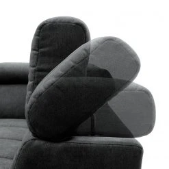 Fredriks Wohnlandschaft Freetown - Microfaser - Dunkelgrau - Longchair davorstehend links / Ottomane rechts 28 Fredriks Wohnlandschaft Freetown - Microfaser - Dunkelgrau - Longchair davorstehend links / Ottomane rechts -Wohnzimmermöbel boutique en ligne 1000029524 211221 132252000174 DETAILS P000000001000029524