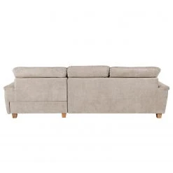 Ars Natura Ecksofa Charlo Microfaser - Cappuccino - Longchair davorstehend rechts - Mit Schlaffunktion -Wohnzimmermöbel boutique en ligne 1000029556 220802 100 DETAILS P000000001000029556