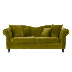 Jack & Alice Sofa York (3-Sitzer) Samt - Stoff Chepi: Olivgrün -Wohnzimmermöbel boutique en ligne 1000031012 200619 10053400010 DETAILS P000000001000031012