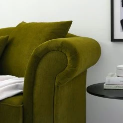 Jack & Alice Sofa York (3-Sitzer) Samt - Stoff Chepi: Olivgrün -Wohnzimmermöbel boutique en ligne 1000031012 201127 16485100145 DETAILS P000000001000031012