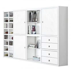 Loftscape XL Regalwand IX.C - Weiß