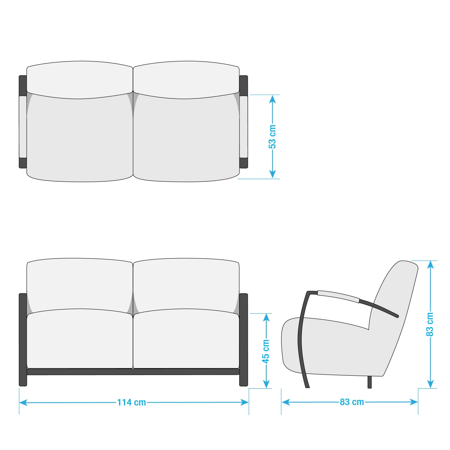 Ars manufacti Polstergarnitur Straid (3-2-1) - Cubanit 13 Ars manufacti Polstergarnitur Straid (3-2-1) - Cubanit – Bild 13