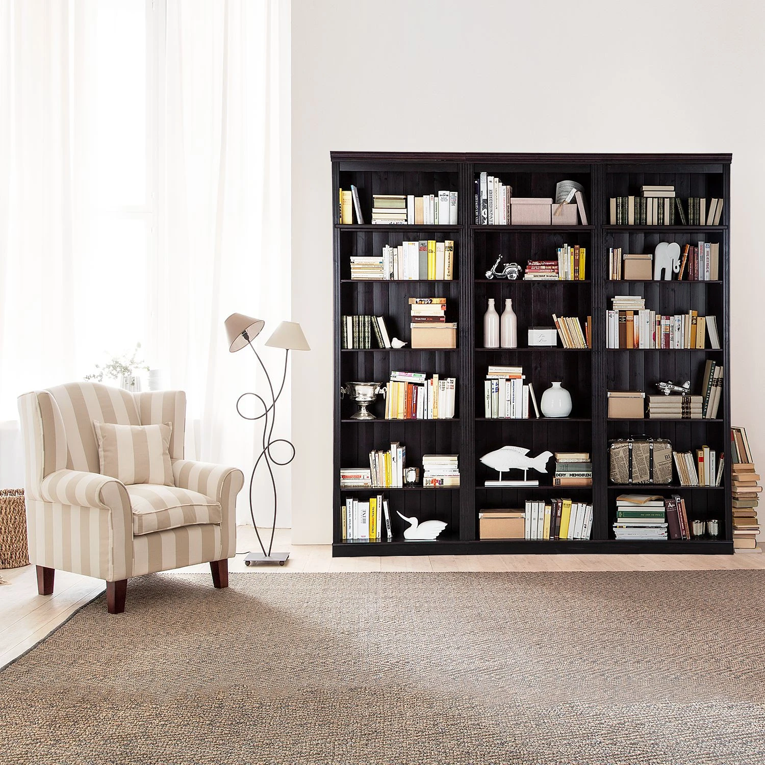 Maison Belfort Regalwand Lillehammer II - Kiefer massiv - Kiefer Havanna 2 Maison Belfort Regalwand Lillehammer II - Kiefer massiv - Kiefer Havanna – Bild 2