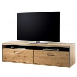Ars Natura TV-Lowboard Lopburi II - Eiche Bianco teilmassiv