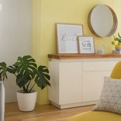 Fredriks Sideboard Roble III - Inkl. Beleuchtung - Eiche / Matt Weiß -Wohnzimmermöbel boutique en ligne 1000064533 210323 15423800008 MOOD DETAILS P000000001000064533 mood