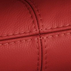 Sofa Capri (3-Sitzer) - Echtleder Mabel: Rot -Wohnzimmermöbel boutique en ligne 1000073311 220304 110 DETAILS P000000001000073311