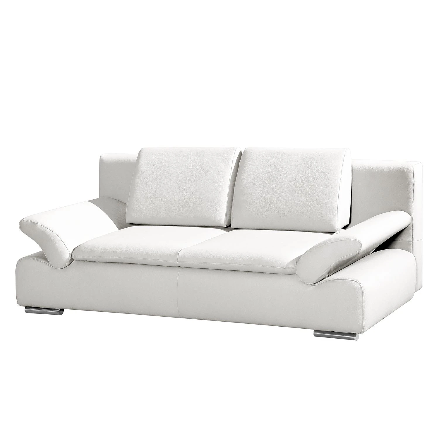 Loftscape Schlafsofa Norris II - Echtleder Weiß 8 Loftscape Schlafsofa Norris II - Echtleder Weiß – Bild 8