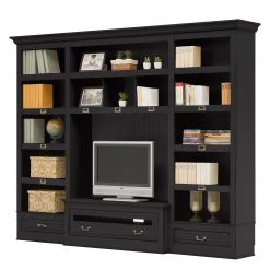 Maison Belfort TV-Wand Azjana I - Schwarz - Ohne Leiter