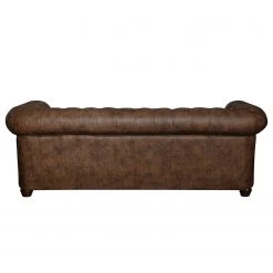 Ars manufacti Sofa Kamaru (3-Sitzer) Kunstleder - Schokolade/ Braun -Wohnzimmermöbel boutique en ligne 1000085210 220223 040 DETAILS P000000001000085210