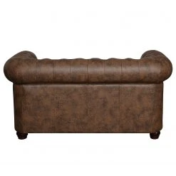Ars manufacti Sofa Kamaru (2-Sitzer) Kunstleder - Schokolade/ Braun -Wohnzimmermöbel boutique en ligne 1000085215 220223 040 DETAILS P000000001000085215