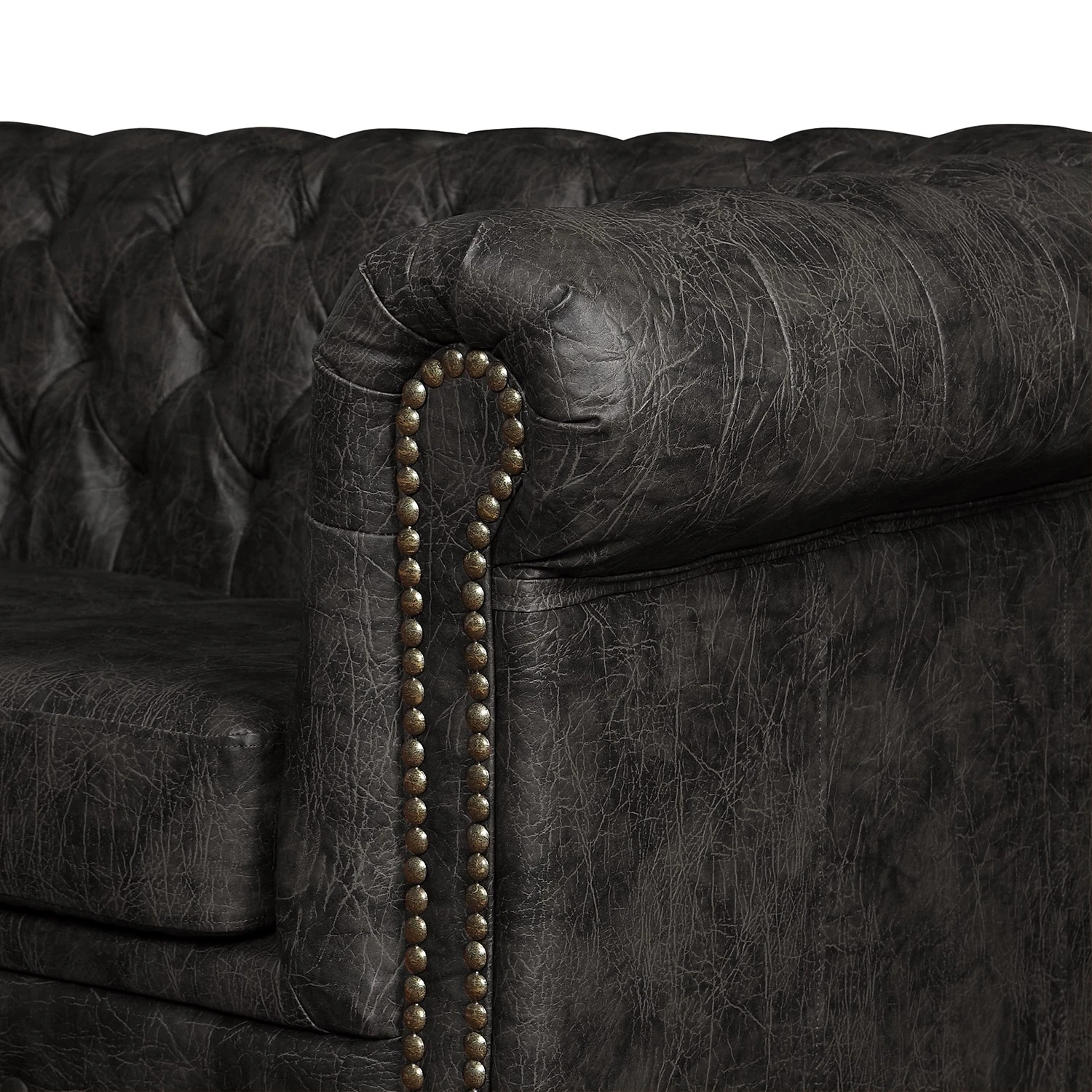 Ars manufacti Sessel Kamaru Kunstleder - Schwarz 4 Ars manufacti Sessel Kamaru Kunstleder - Schwarz – Bild 4