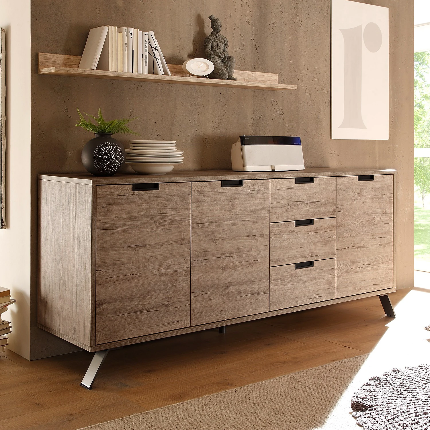 LC Spa Sideboard Palma III - Eiche Dekor 2 LC Spa Sideboard Palma III - Eiche Dekor – Bild 2