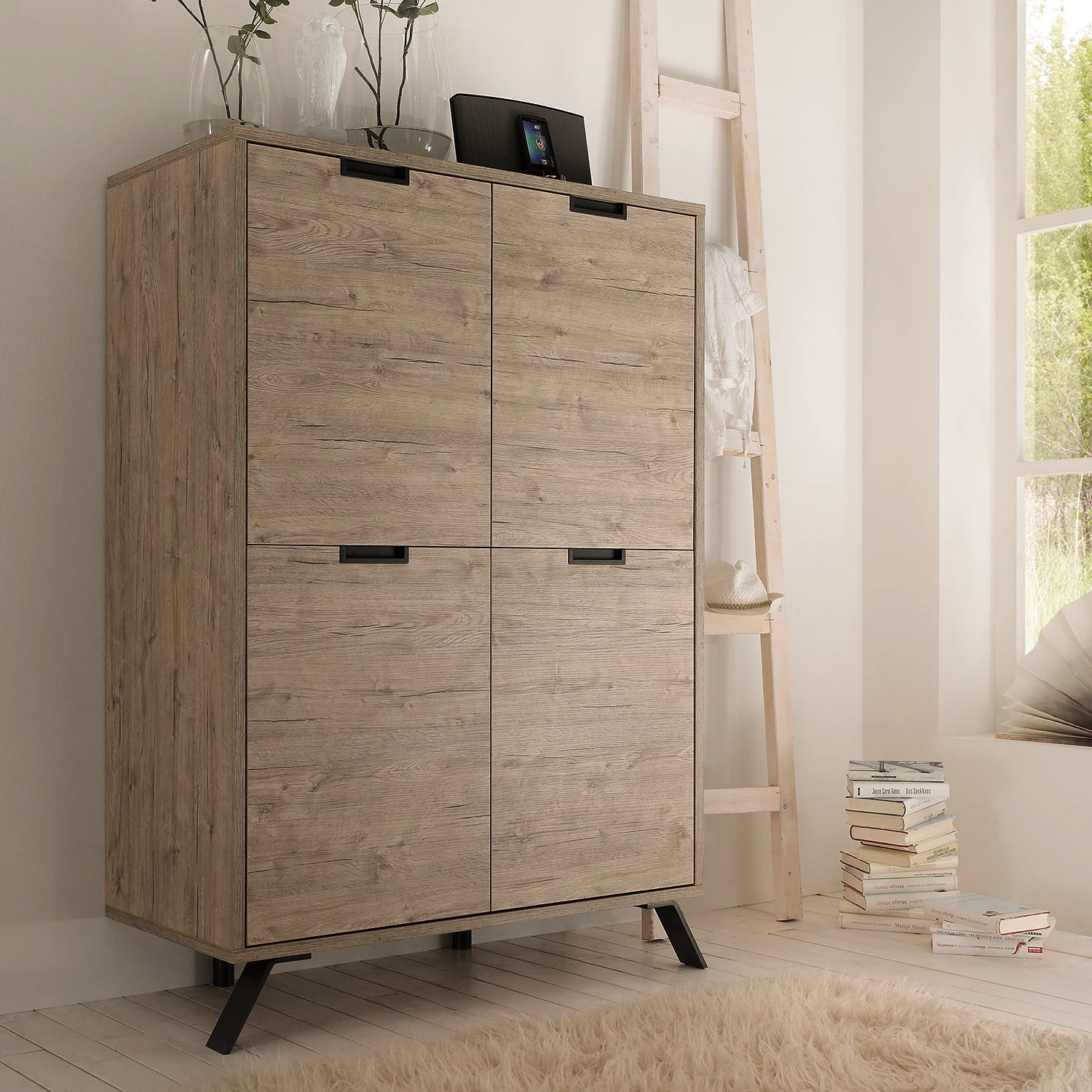 LC Spa Highboard Palma - Eiche Dekor 2 LC Spa Highboard Palma - Eiche Dekor – Bild 2