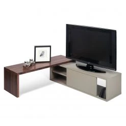 Temahome TV-Lowboard Echo - Grau / Walnuss -Wohnzimmermöbel boutique en ligne 1000094994 180712 10470170 GALLERYIMAGES P000000001000094994