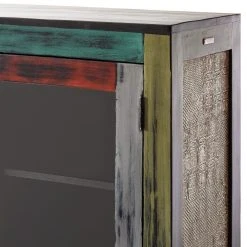 Wolf-Möbel Highboard Goa II - Mango teilmassiv - Mango Dunkelbraun -Wohnzimmermöbel boutique en ligne 1000104040 191106 09425400025 DETAILS P000000001000104040