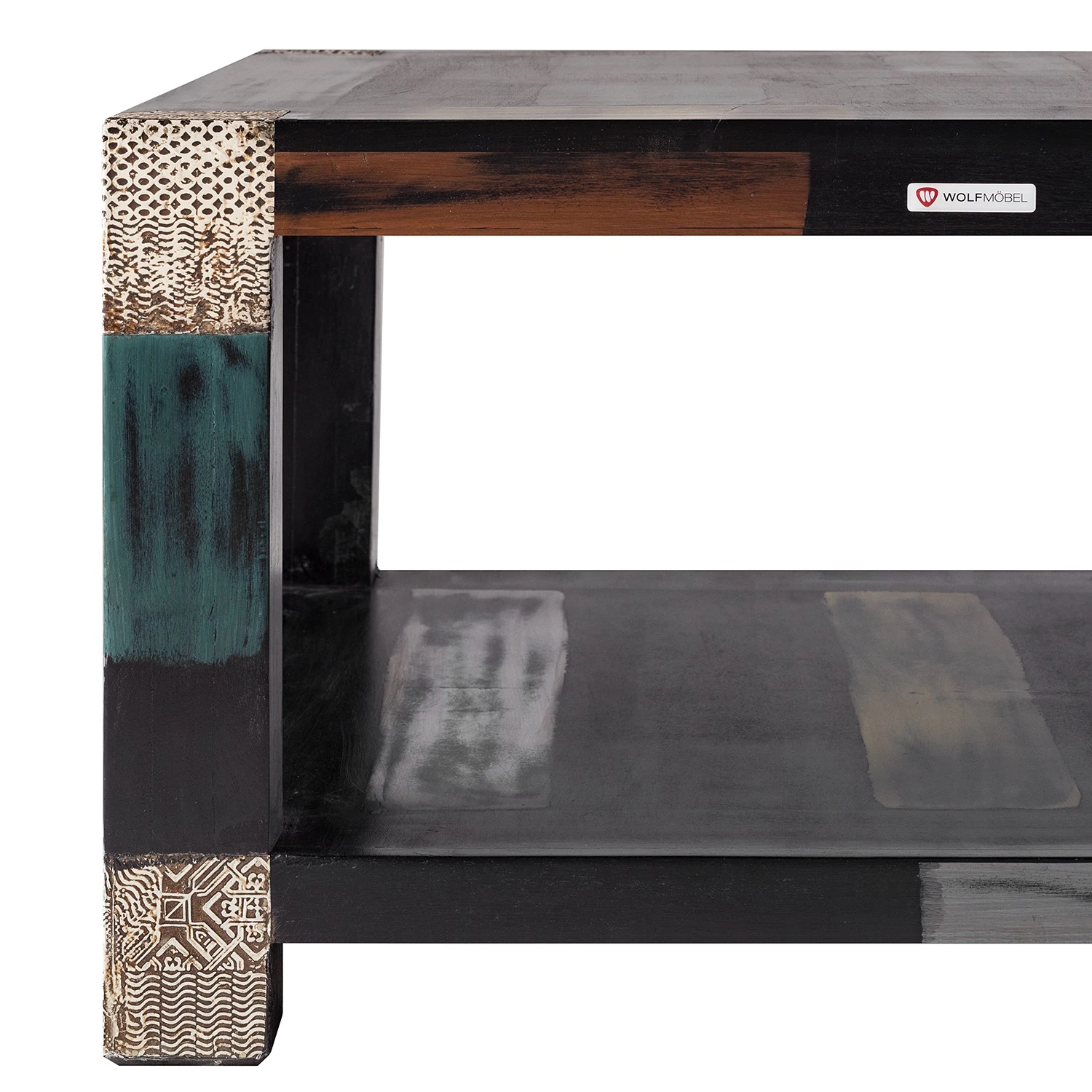 Wolf-Möbel Couchtisch Goa II - Akazie / Mango teilmassiv - Mehrfarbig 6 Wolf-Möbel Couchtisch Goa II - Akazie / Mango teilmassiv - Mehrfarbig – Bild 6
