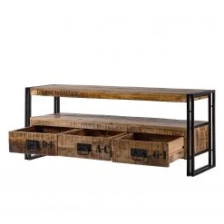 Wolf-Möbel TV-Lowboard Iron - Mango massiv / Eisen -Wohnzimmermöbel boutique en ligne 1000104115 190927 13342100040 DETAILS P000000001000104115