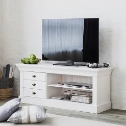 Maison Belfort TV-Lowboard Bergen - Kiefer Weiß -Wohnzimmermöbel boutique en ligne 1000104271 211122 08320300237 MOOD DETAILS P000000001000104271 mood