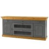 Maison Belfort Sideboard Bergen - Kiefer massiv - Kiefer Grau / Kiefer Laugenfarbig