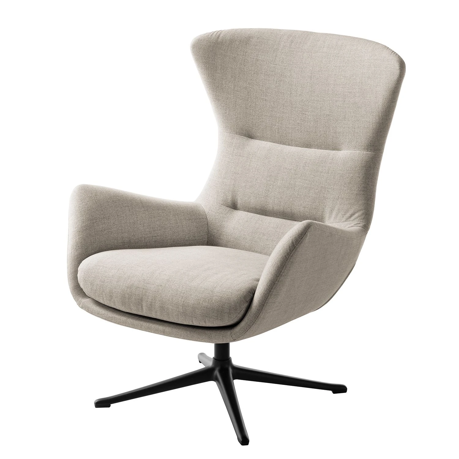 Studio Copenhagen Sessel Hepburn III - Webstoff Milan: Beige - Schwarz 1 Studio Copenhagen Sessel Hepburn III - Webstoff Milan: Beige - Schwarz