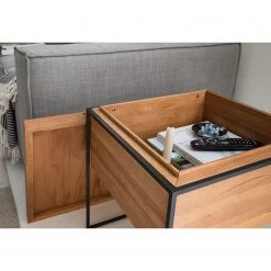 Studio Copenhagen Beistelltisch Cubus I - Eiche Massiv / Metall - Eiche -Wohnzimmermöbel boutique en ligne 1000114081 190417 14473300018 GALLERYIMAGES P000000001000114081