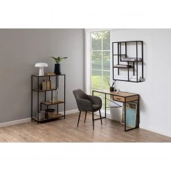 Red Living Regal Coogee I - Eiche Dekor / Schwarz - Höhe: 114 cm -Wohnzimmermöbel boutique en ligne 1000114867 220215 021 MOOD DETAILS P000000001000114867 mood