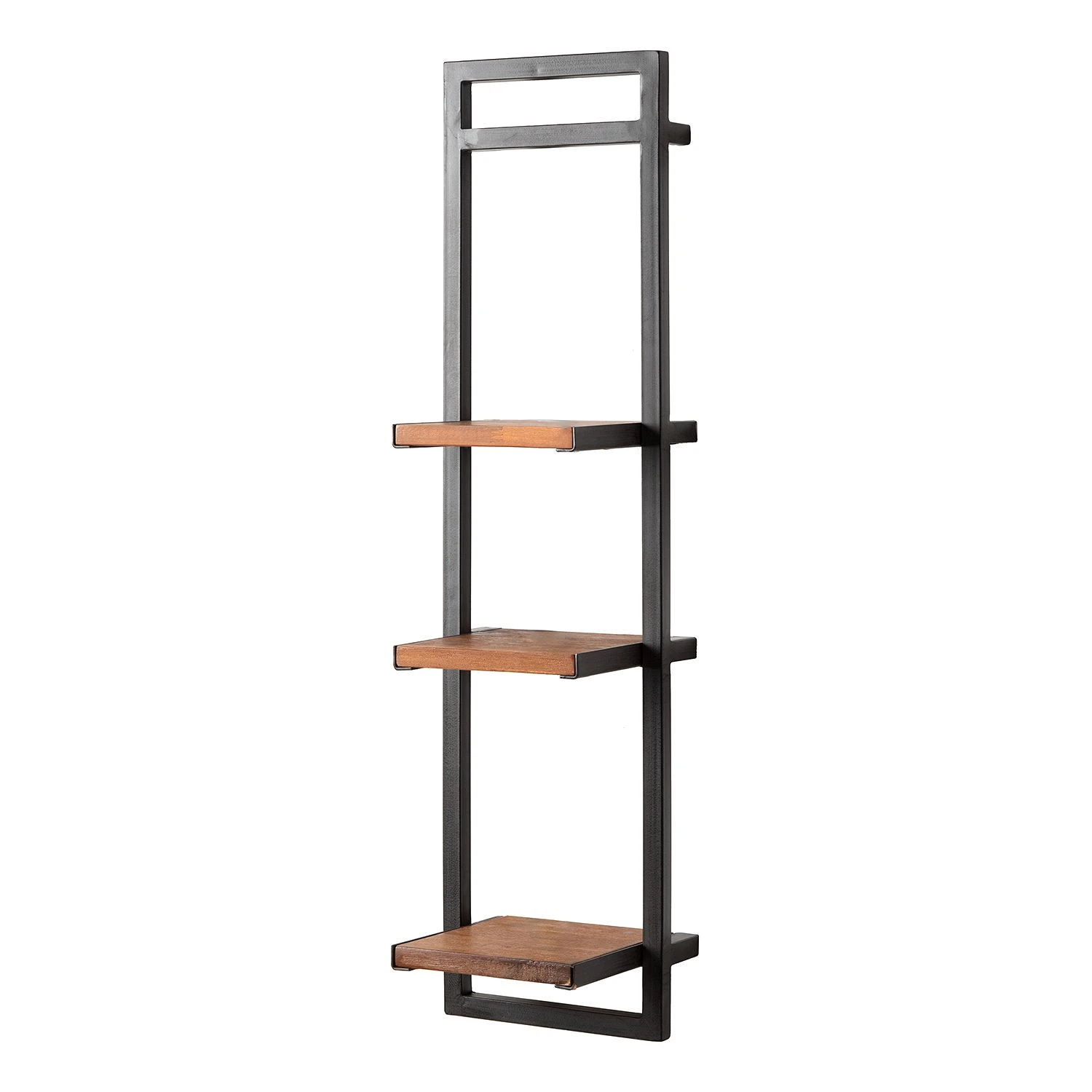 Ars manufacti Wandregal Manchester - Akazie massiv / Metall - Akazie / Anthrazit - 22 x 85 cm 1 Ars manufacti Wandregal Manchester - Akazie massiv / Metall - Akazie / Anthrazit - 22 x 85 cm