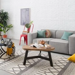 Ars manufacti Couchtisch Tamati II - Altholz Pinie / Metall - Pinie Dunkel / Schwarz -Wohnzimmermöbel boutique en ligne 1000117180 200612 15545800005 MOOD DETAILS P000000001000117180 mood