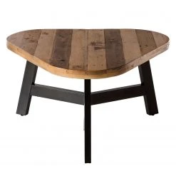 Ars manufacti Couchtisch Tamati II - Altholz Pinie / Metall - Pinie Dunkel / Schwarz -Wohnzimmermöbel boutique en ligne 1000117180 200612 15550100007 DETAILS P000000001000117180